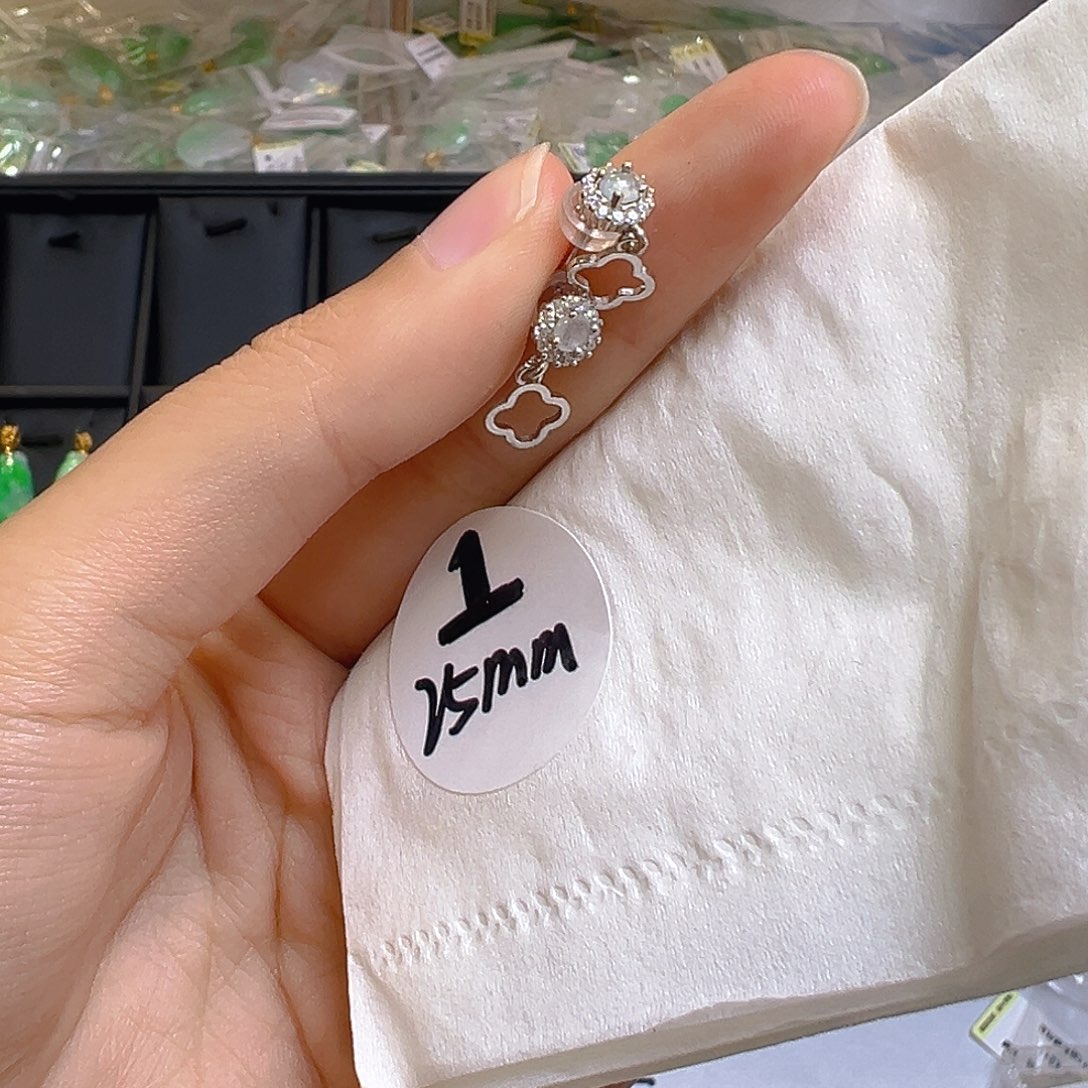 翡翠银S925镶嵌吊坠(不含链)翡翠