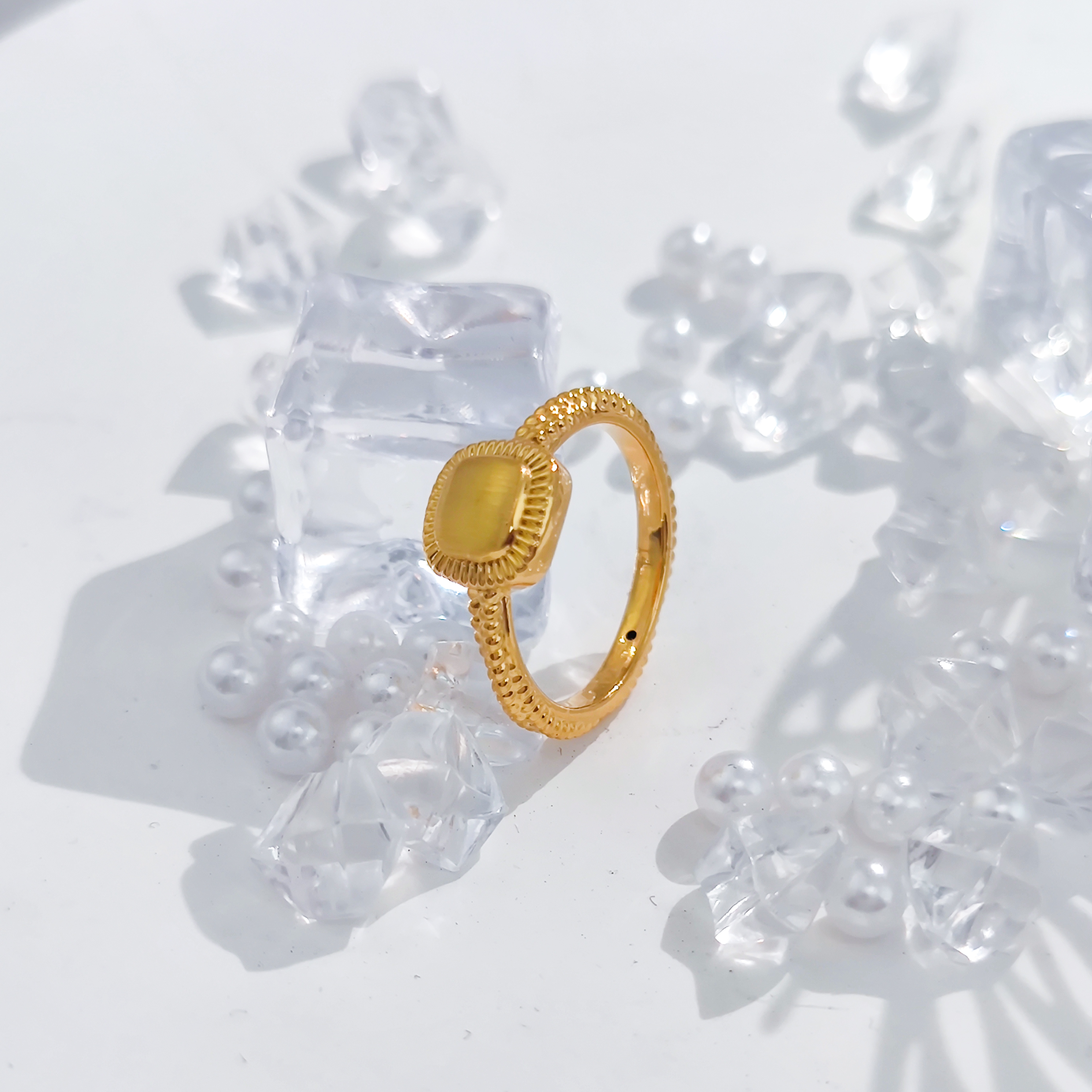 【国潮】足金999 小方糖戒指 1.17 15圈口