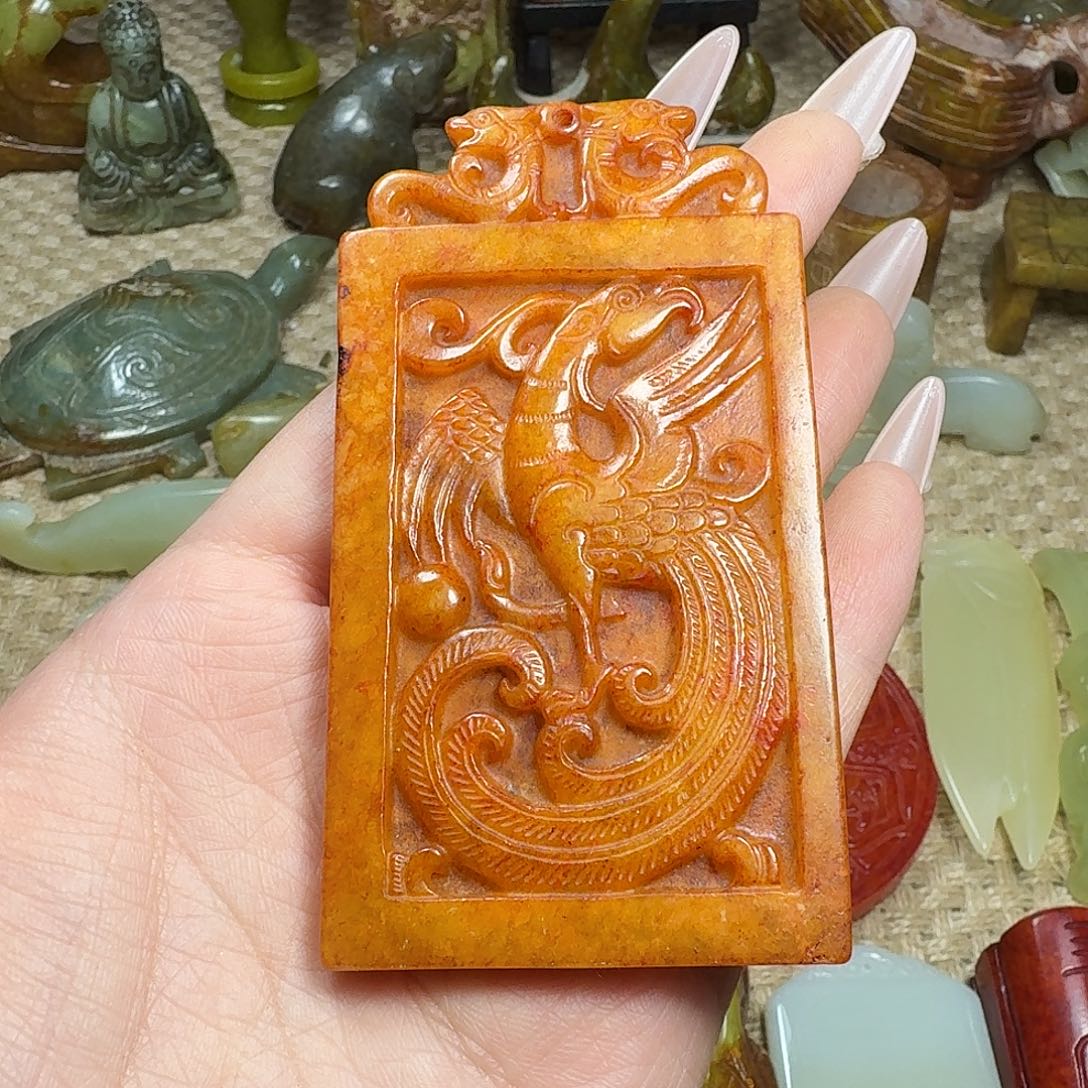 白玉菩提吊坠挂件