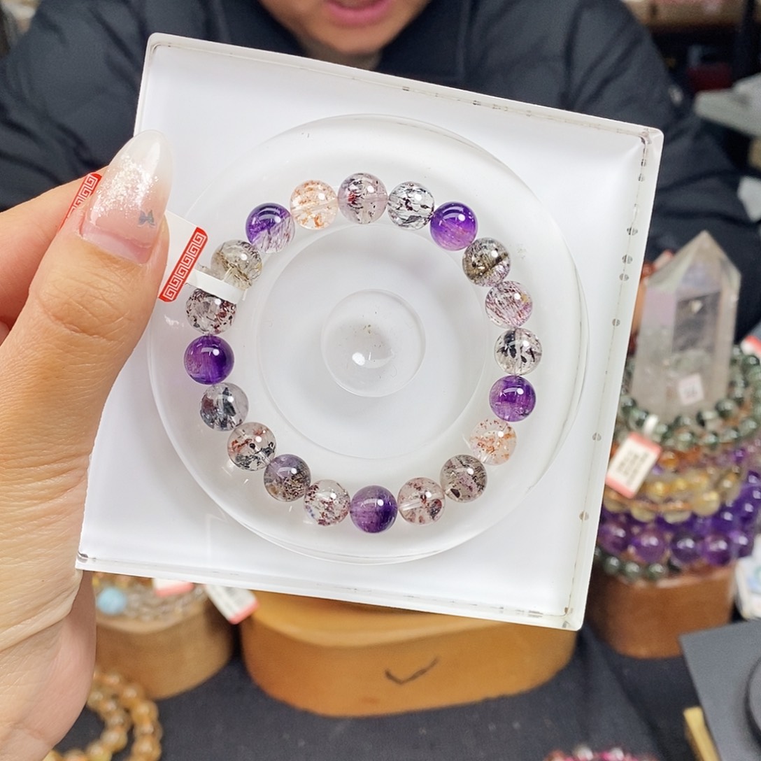 水晶手串多样性发其一未镶嵌