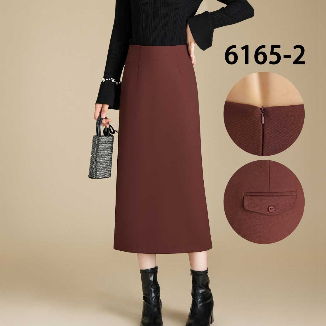 高品质莱赛尔羊毛筒裙6165 不退换 不退换