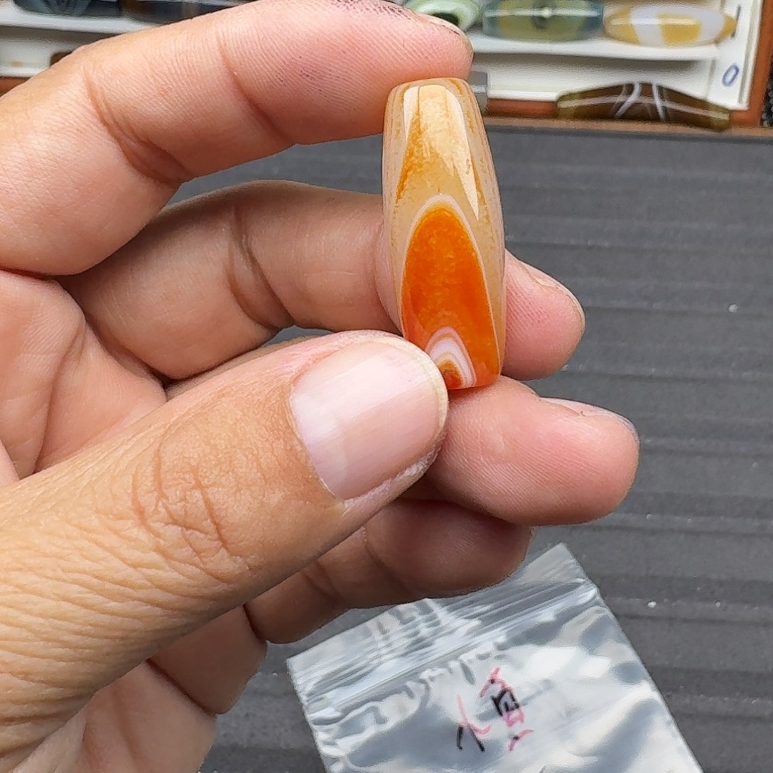 小***摆玛瑙/玉髓合金珠宝半成品