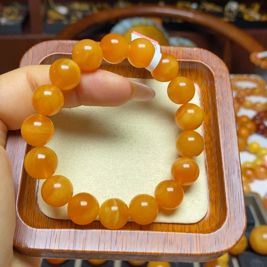 【闪购商品】蜜蜡手链未镶嵌手串