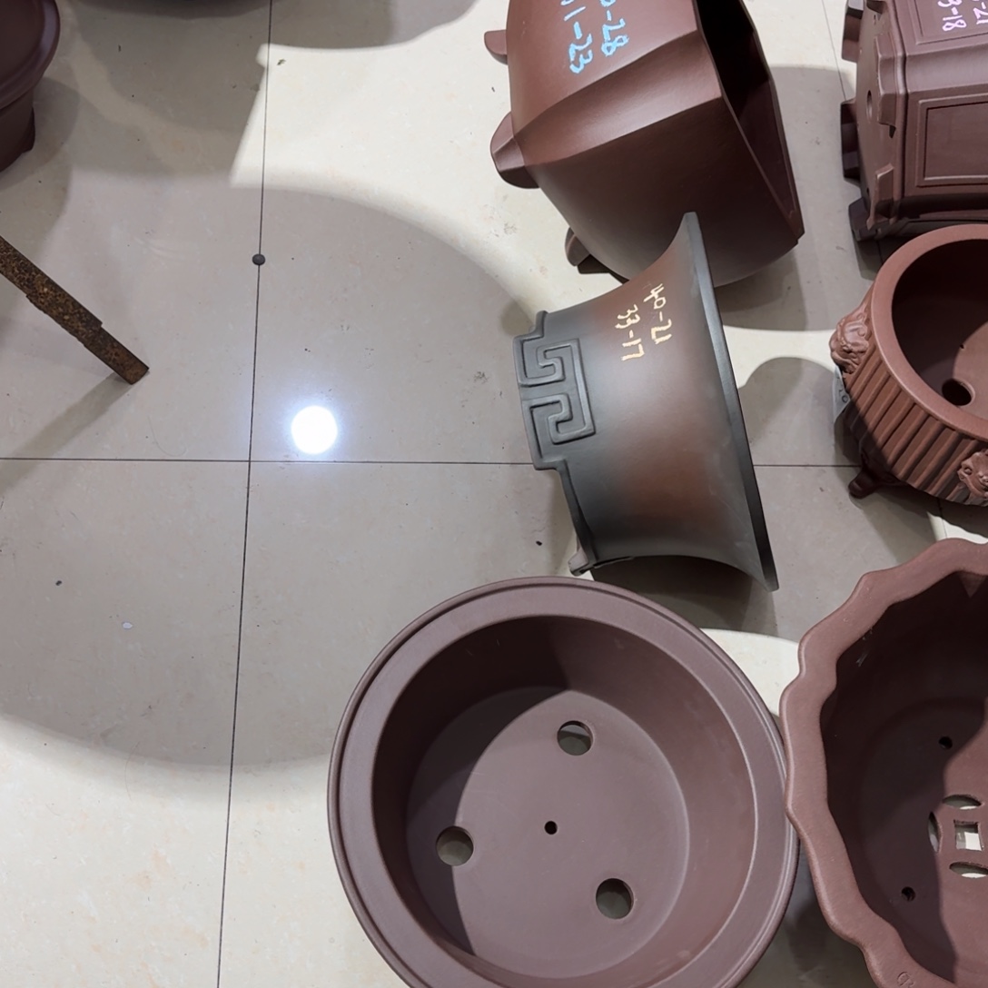 舟***折紫泥花盆紫砂花盆