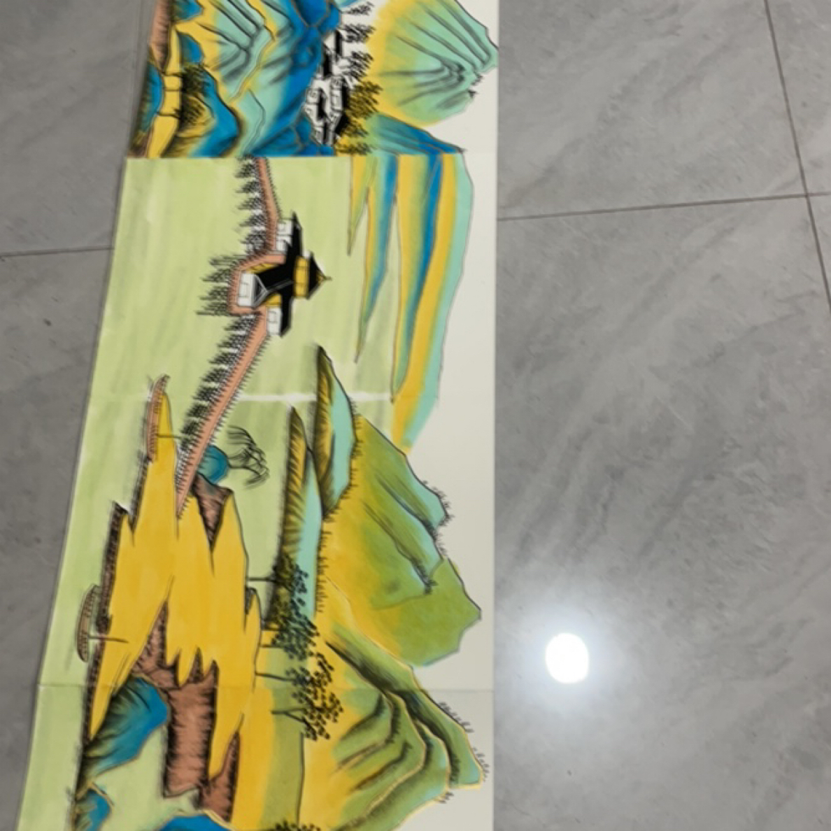 玖玖画院。 册页山水