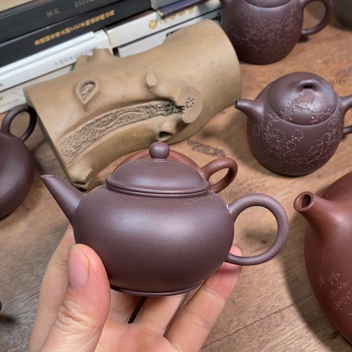 茶壶紫砂120cc微瑕