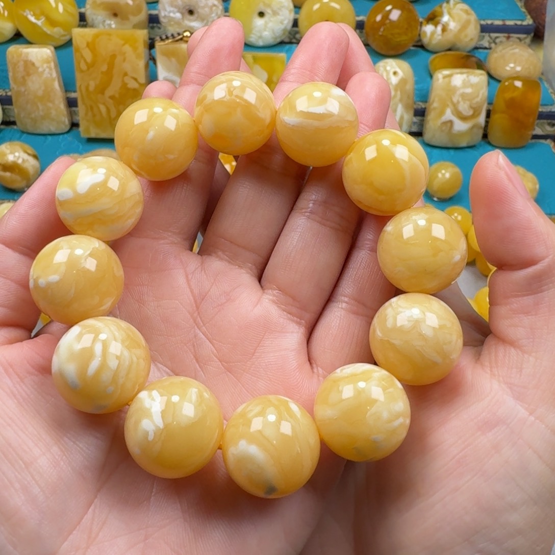 蜜蜡手链未镶嵌蜜蜡