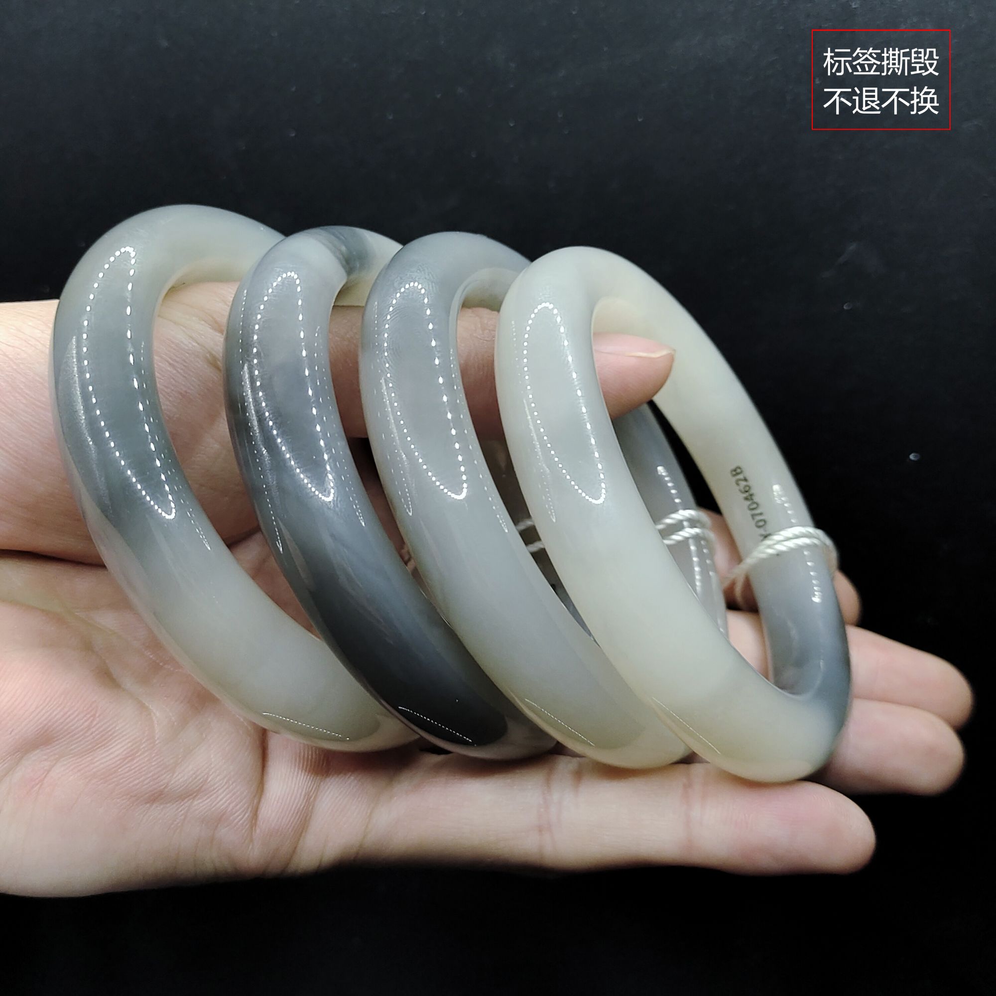 【老三珠宝】和田玉宽条手镯JL29【多样性发其一】圈口52-61mm