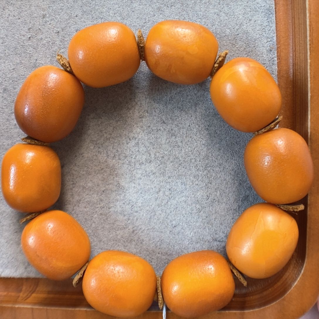 未镶嵌蜜蜡手串蜜蜡手串