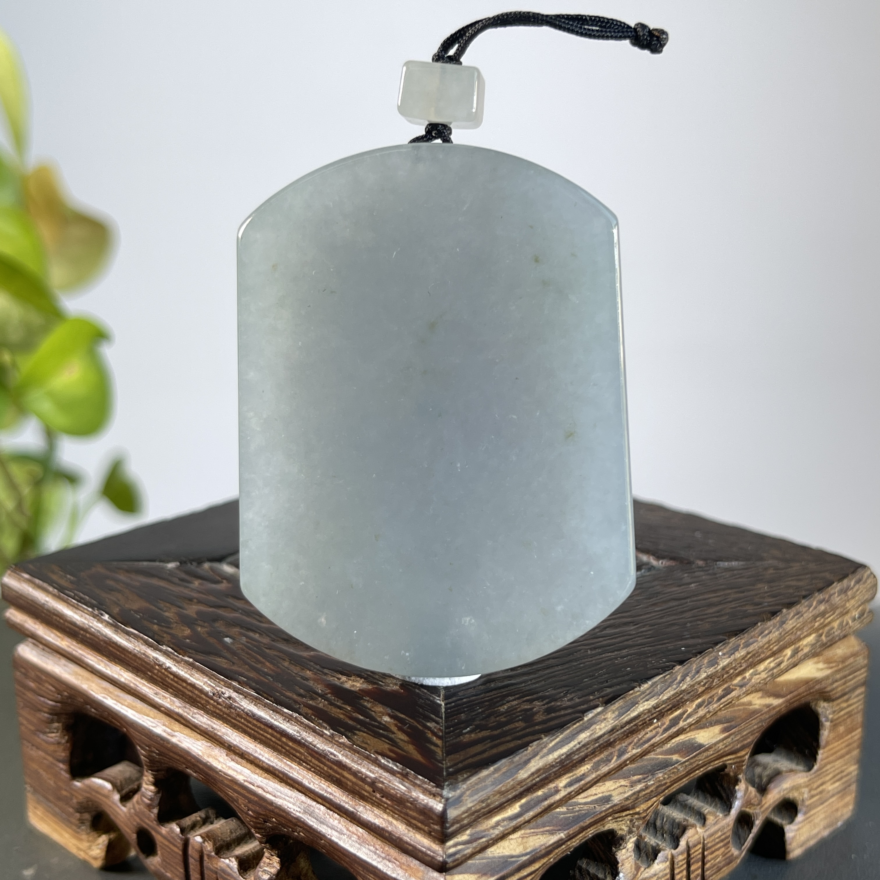 JSB03-66  天然缅甸A货翡翠  无事牌