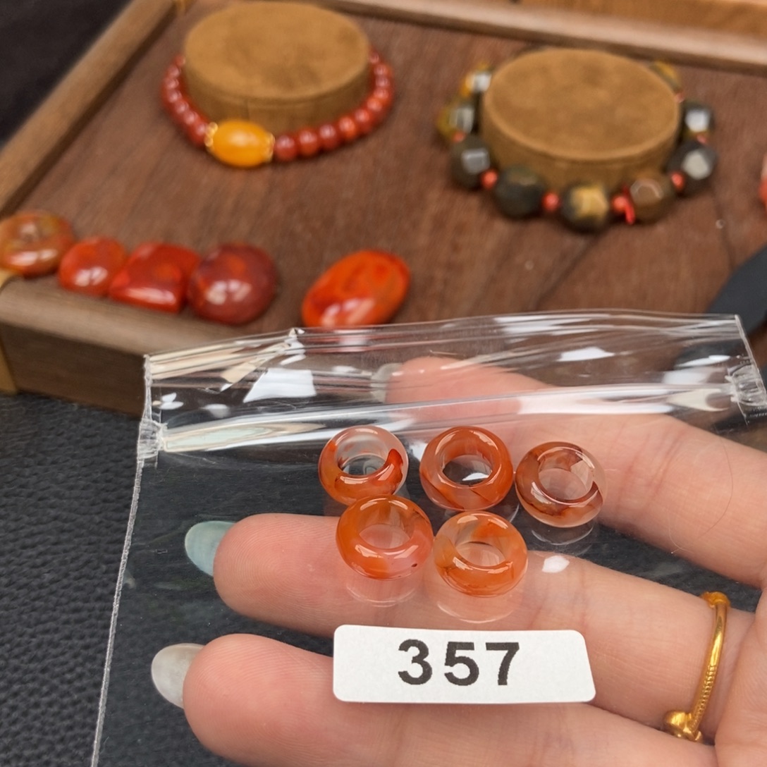 南红玛瑙未镶嵌手链卡7