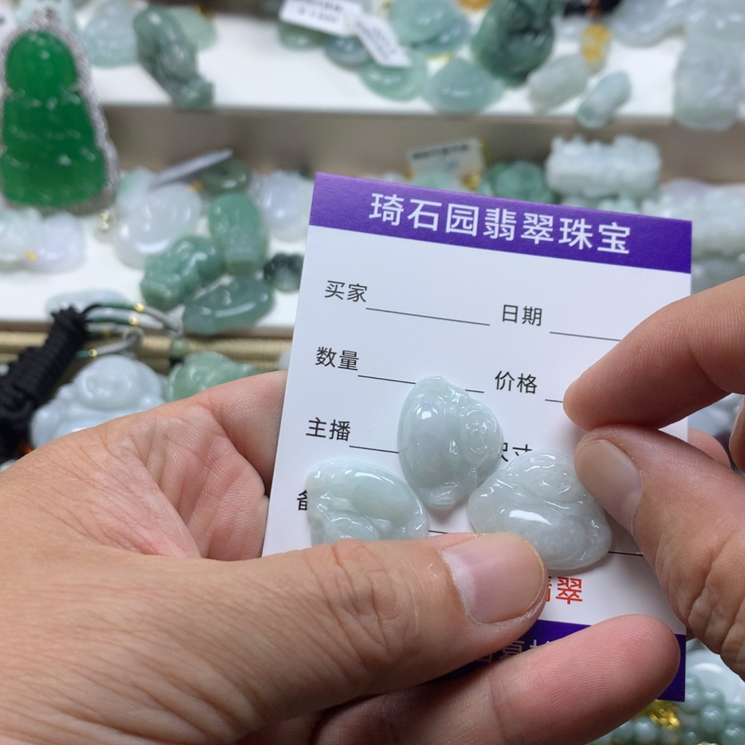 颈饰未镶嵌翡翠缅甸A货翡翠