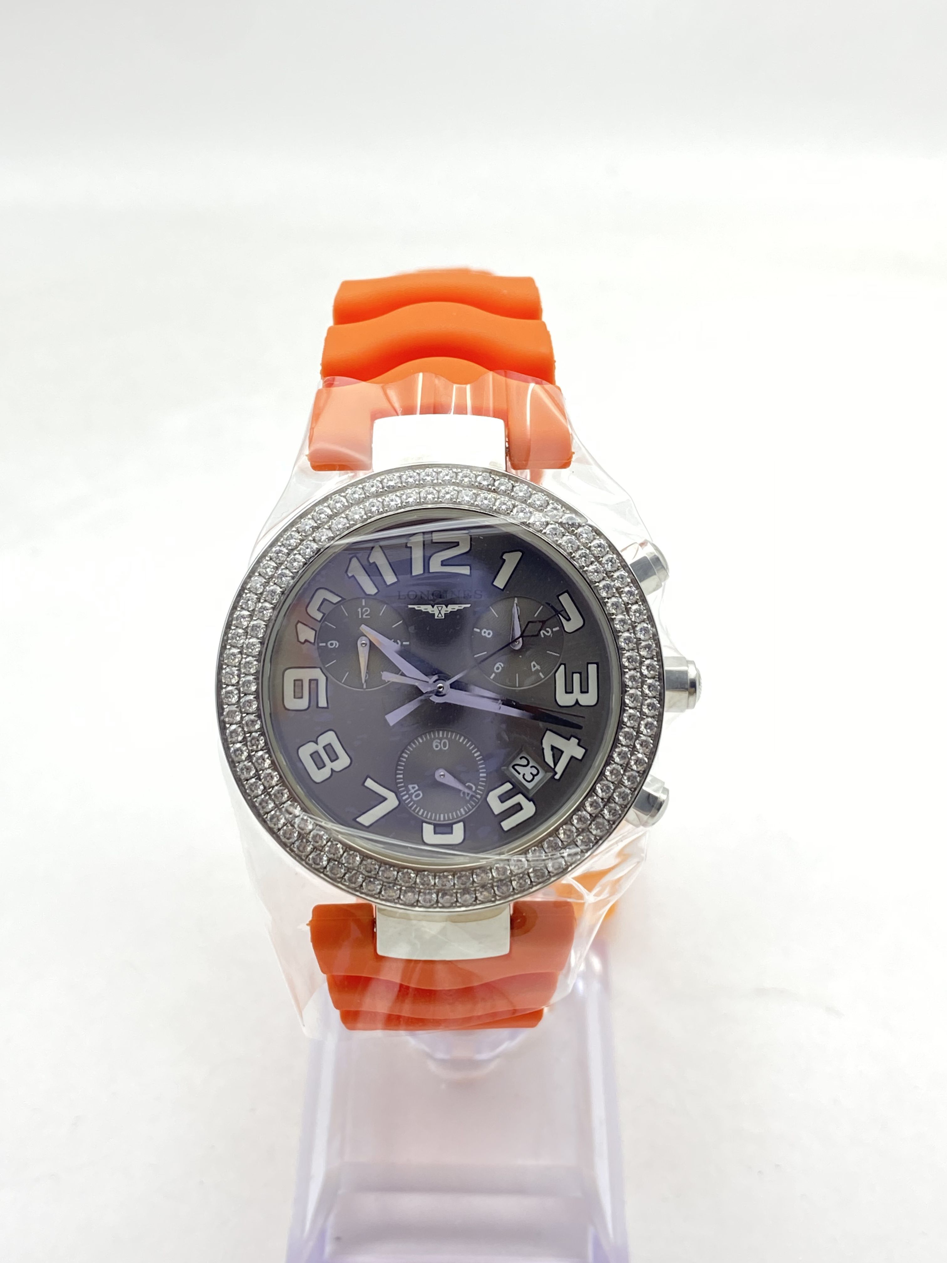 99新 Longines/浪琴 戴卓维娜系列/33.5MM/石英/后镶钻
