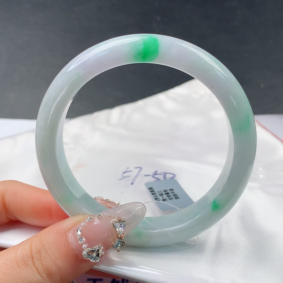 翡翠手镯未镶嵌0022正58