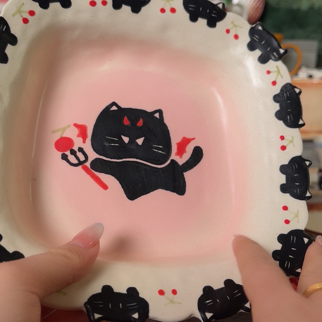 景德镇陶瓷可爱手绘杯