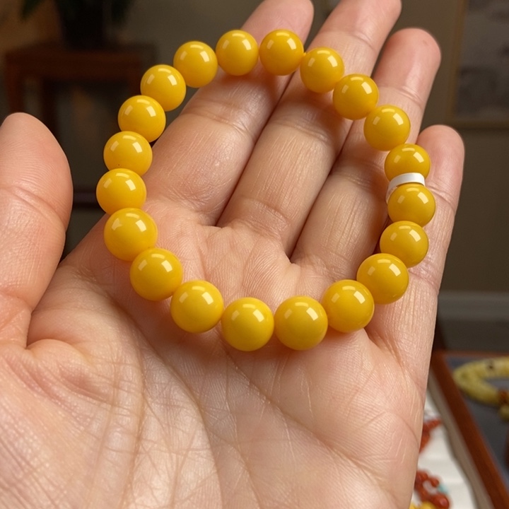 琥珀手链未镶嵌蜜蜡手串9+