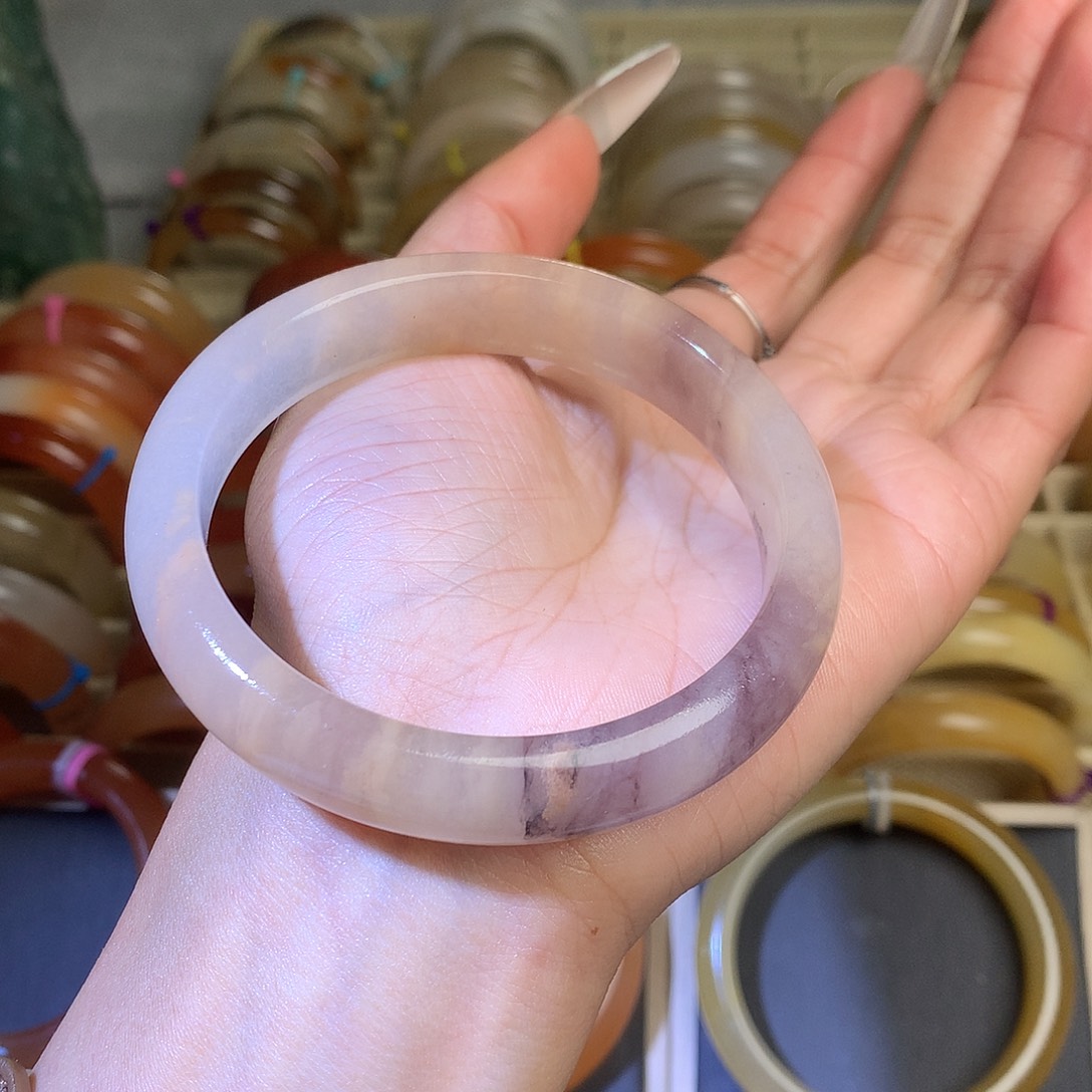 石英质玉（黄龙玉）未镶嵌手镯