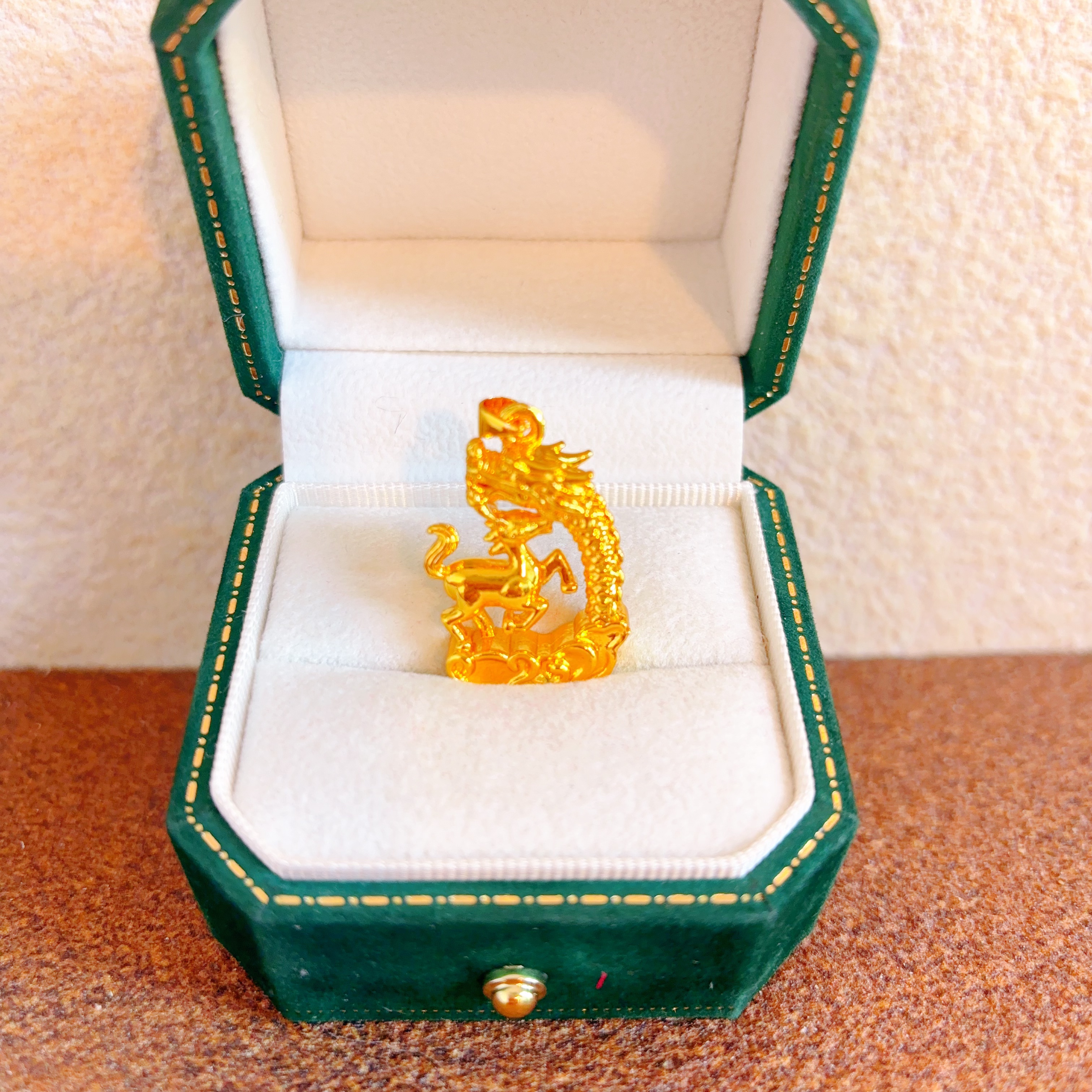 吊坠 古法精工龙马精神吊坠60357