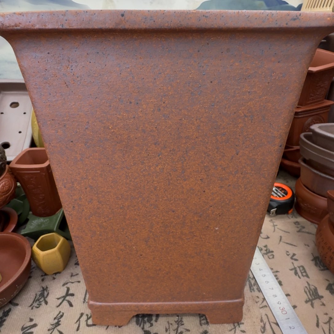 紫砂花盆宜兴紫砂正品17x29