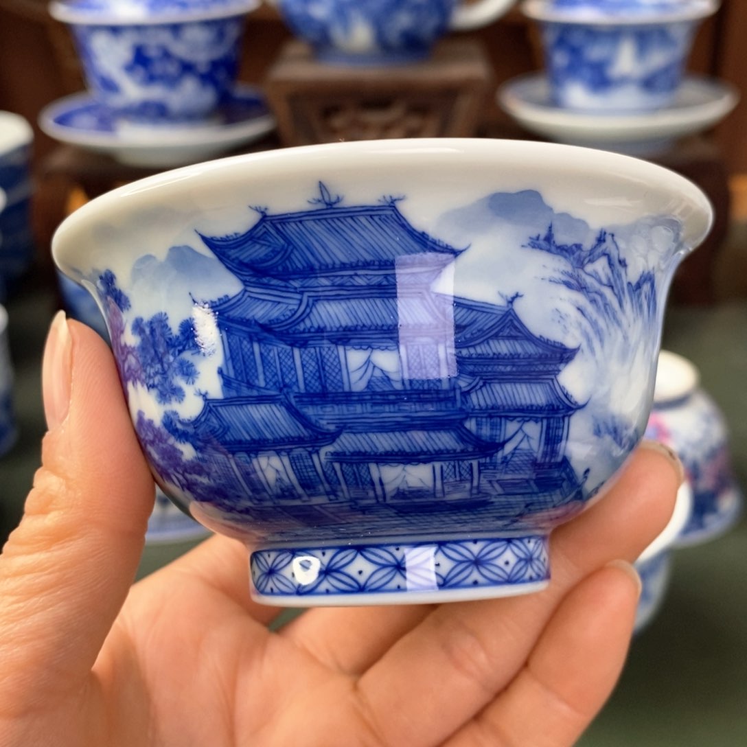 杯景德镇陶瓷手工手绘