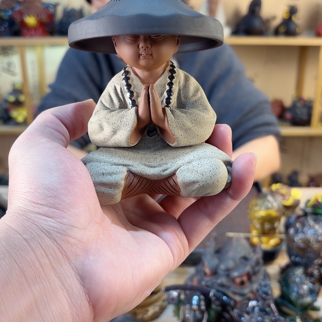 茶宠紫砂紫陶树脂茶宠摆件