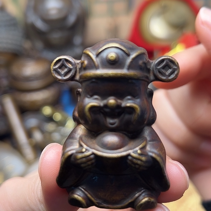 铜器摆件老王直播间