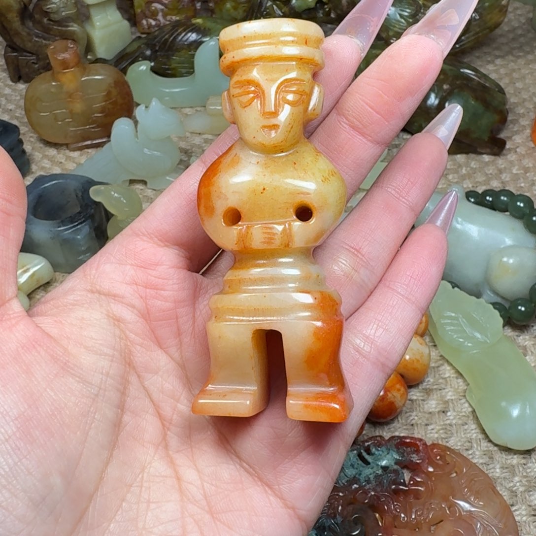 白玉菩提吊坠挂件