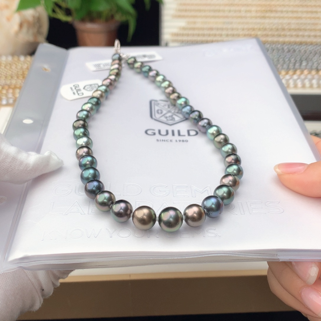 海水珍珠颈饰银S925镶嵌