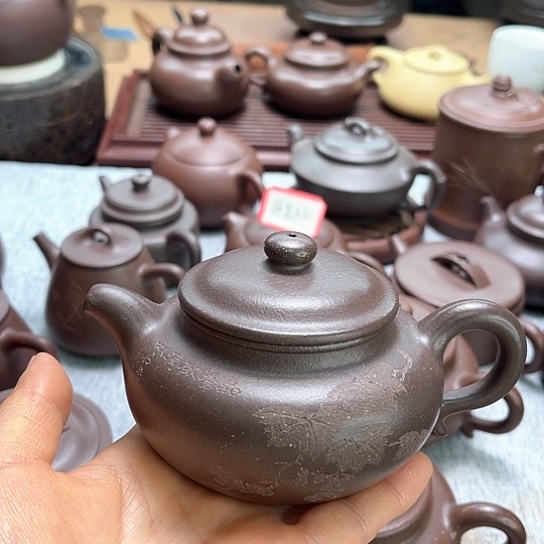 紫泥茶壶余**全黄龙山原矿