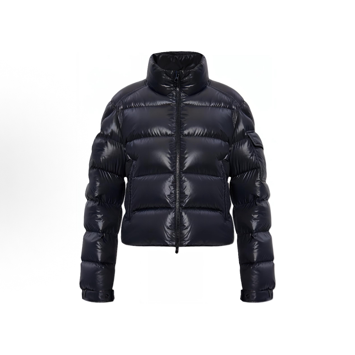 未使用 MONCLER Petra 黑色短款羽绒服 女款