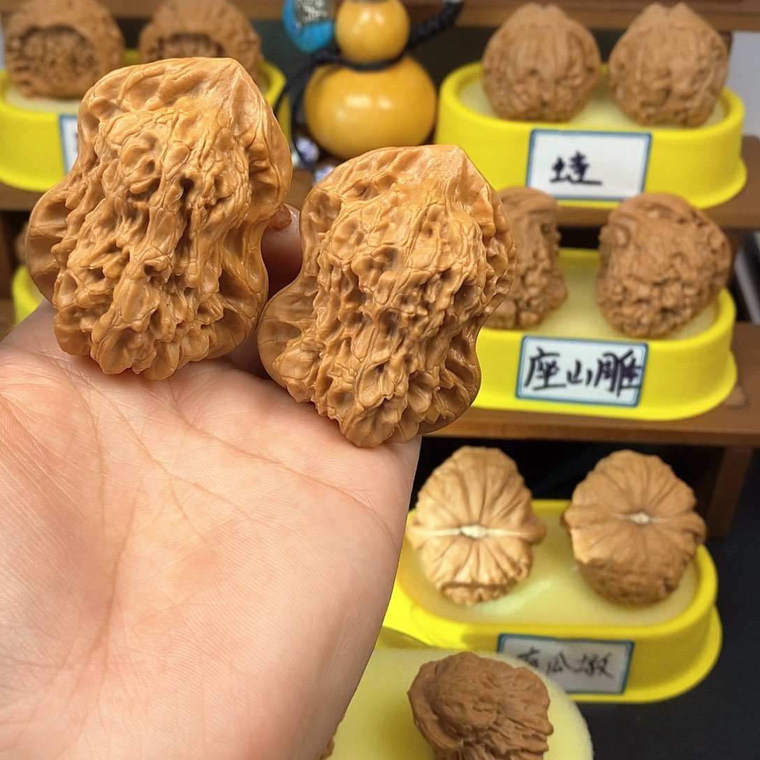 核桃葫芦 文玩/木作/... 文玩把件