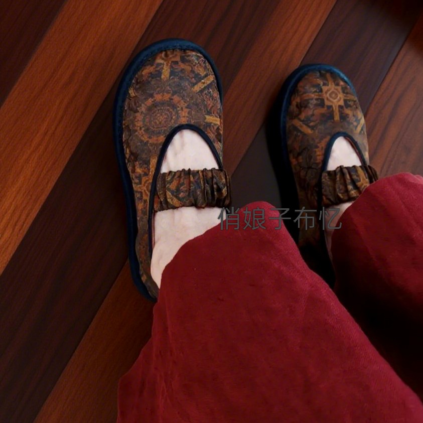 (微瑕疵品)松紧带千层底布鞋老北京布鞋