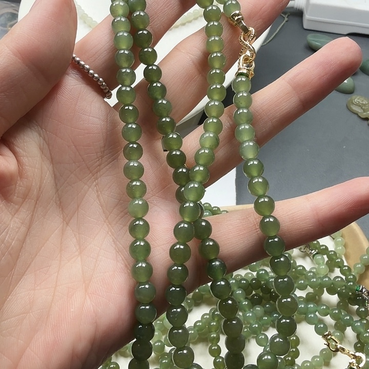 和田玉未镶嵌手链47