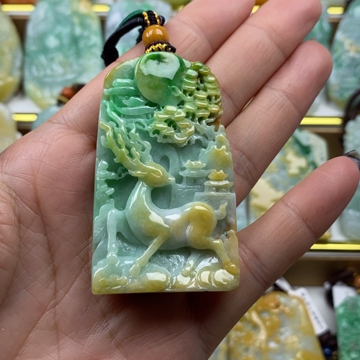 翡翠吊坠(不含链)未镶嵌