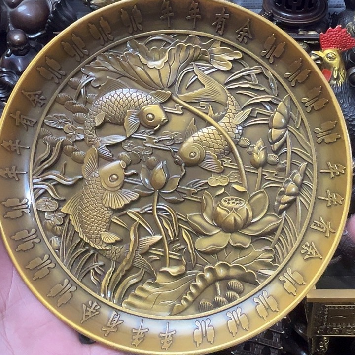 顺顺利利，铜器摆件