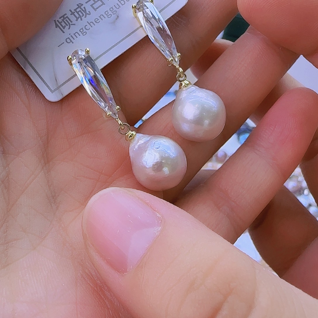 银S925镶嵌淡水珍珠206