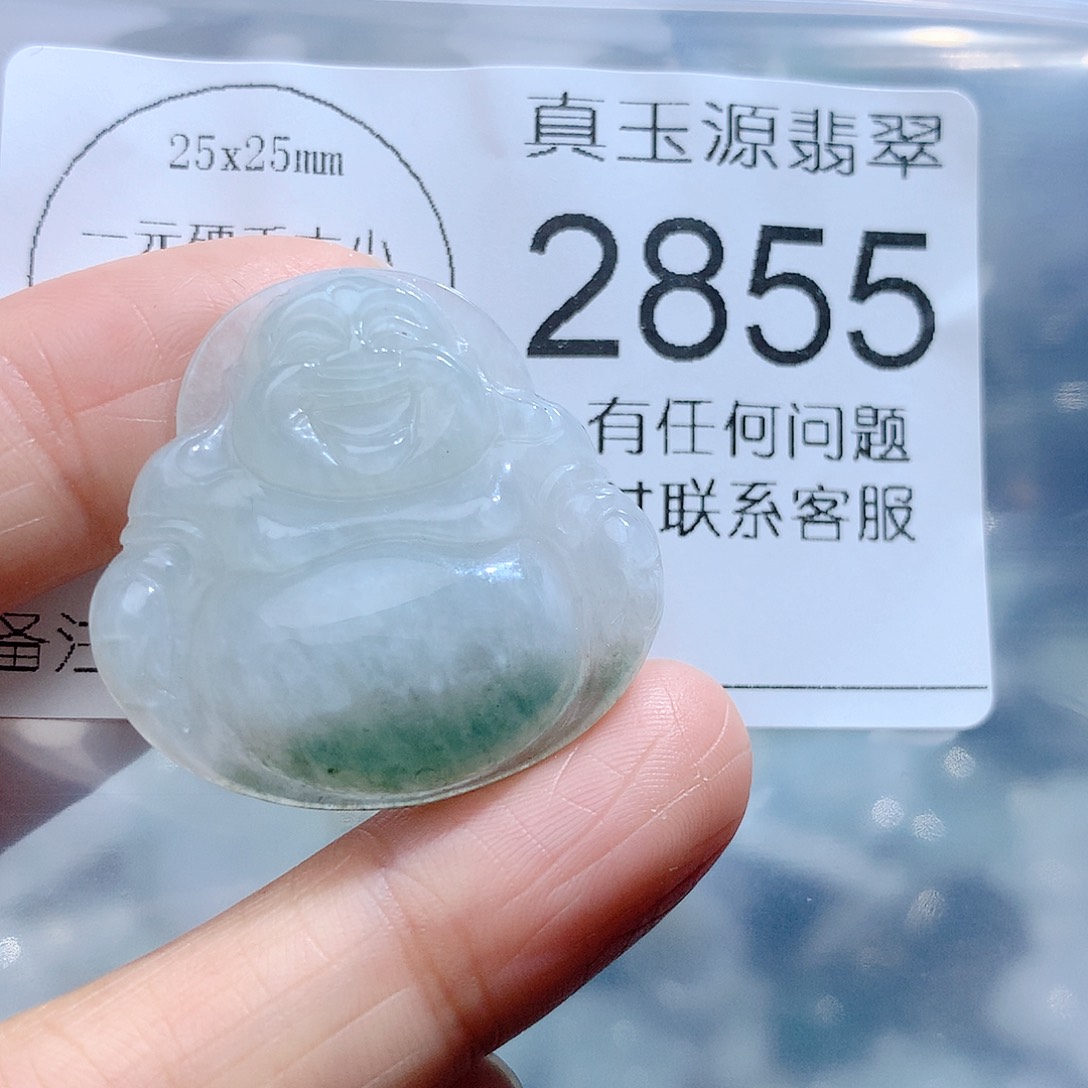 翡翠颈饰未镶嵌2855。