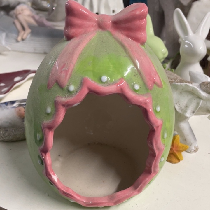 摆件“**”                 封釉。  