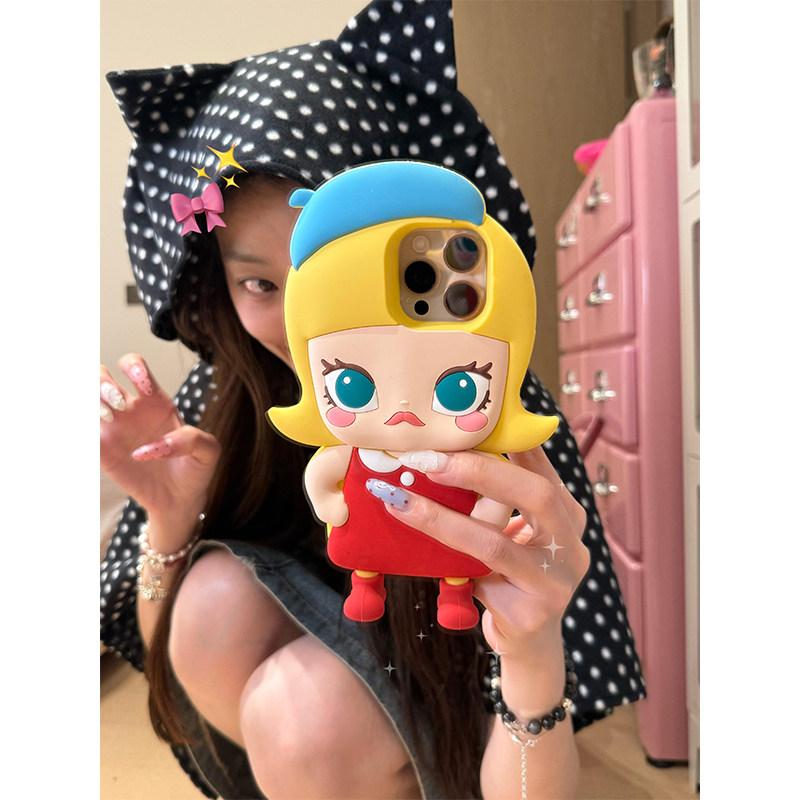 网红可爱莫利Molly女孩适用苹果17promax手机保护壳iPhone17女新