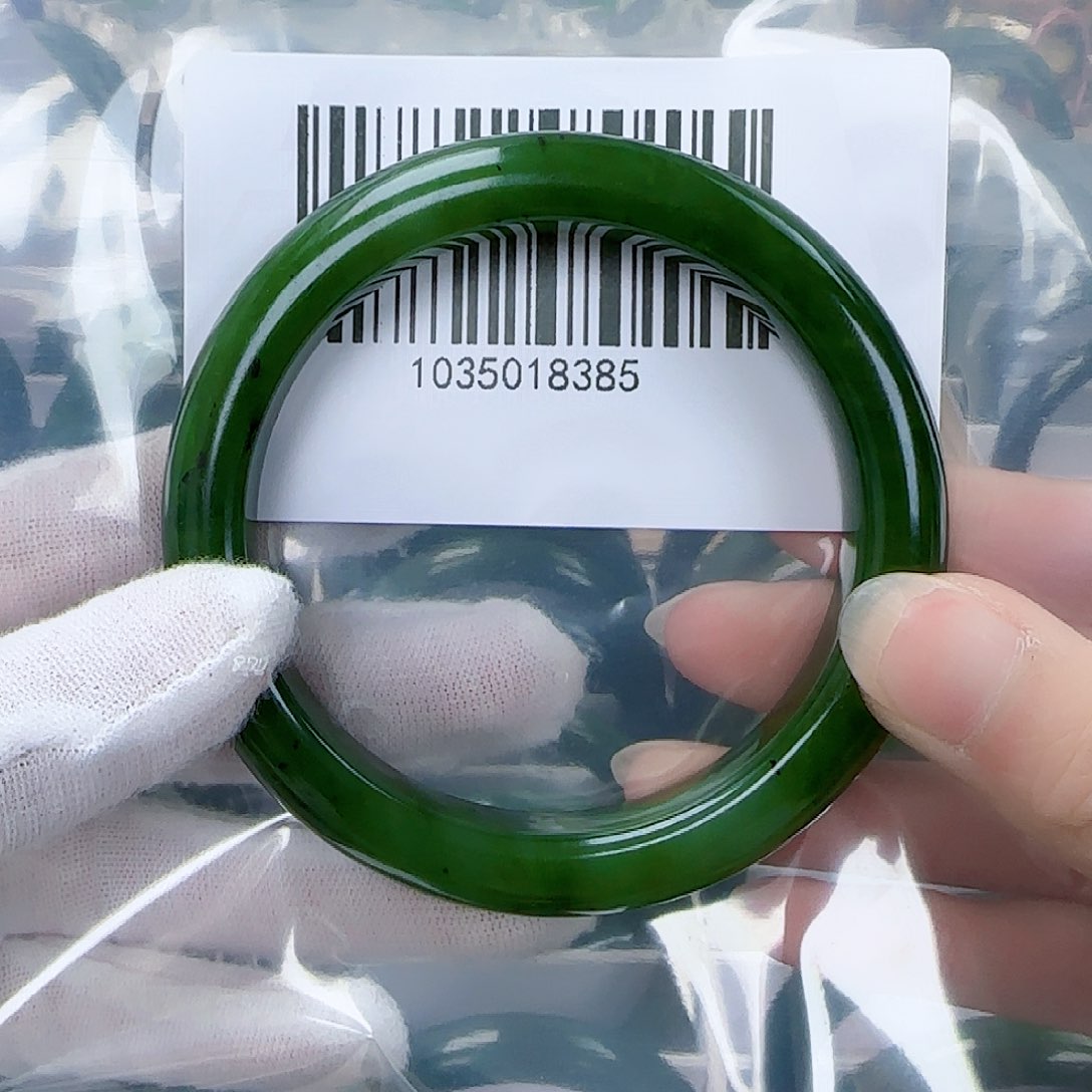 和田玉手镯未镶嵌61包容