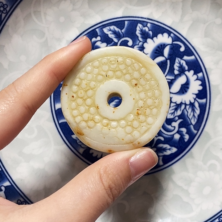 瓷片瓷片 瓷器 摆件1个