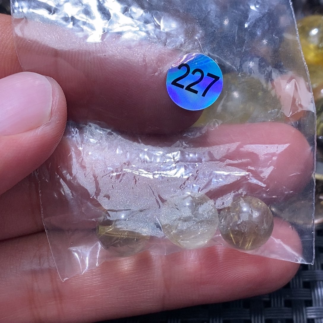 米***吖未镶嵌发晶手链天然水晶