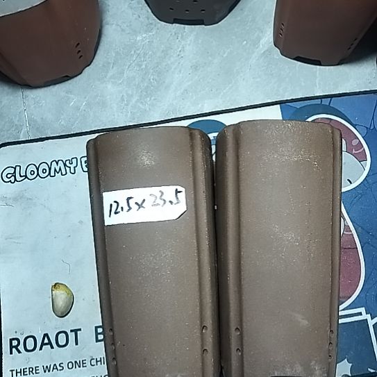 紫砂四方签筒两个