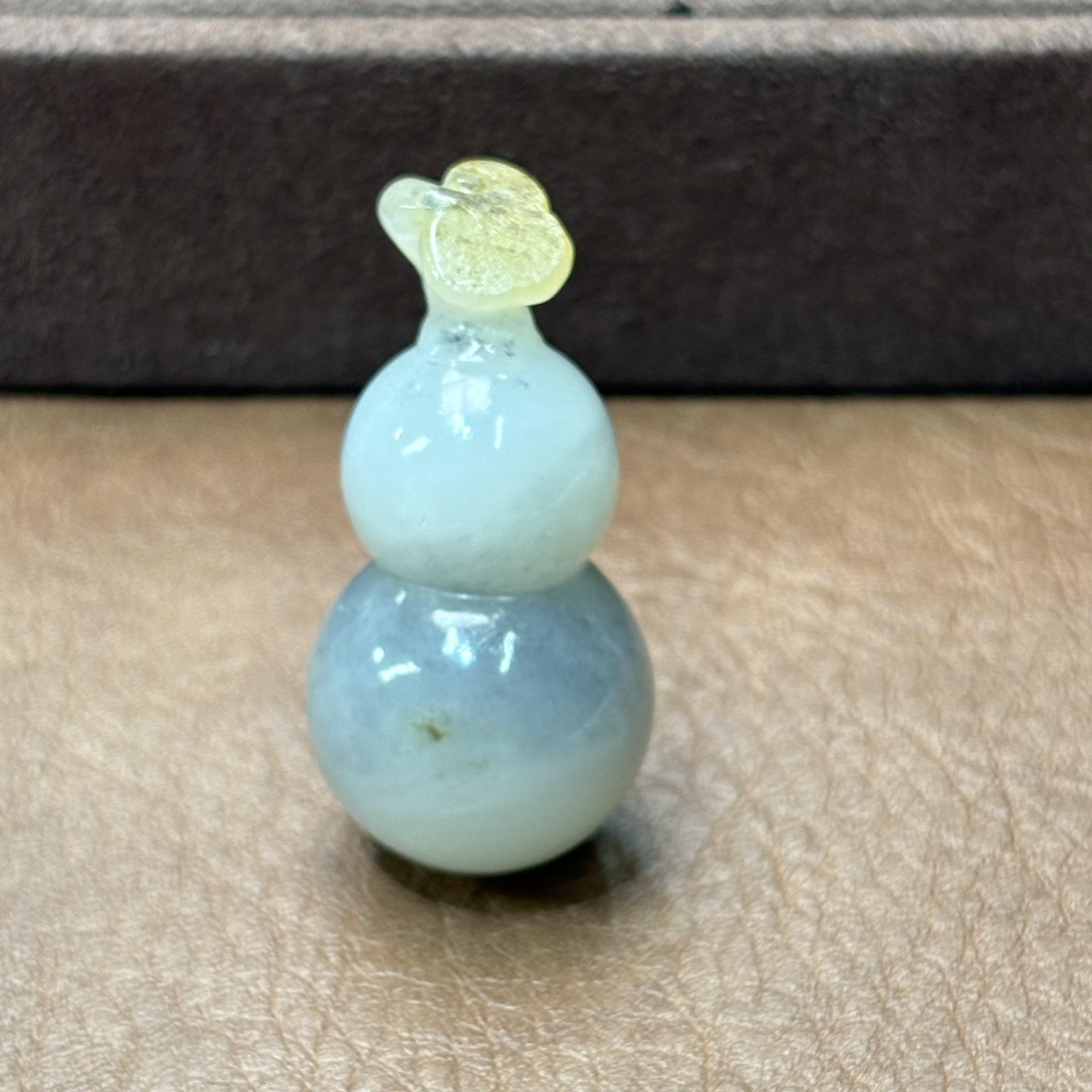 天然和田玉青花手工雕刻葫芦吊坠送礼物男女通用