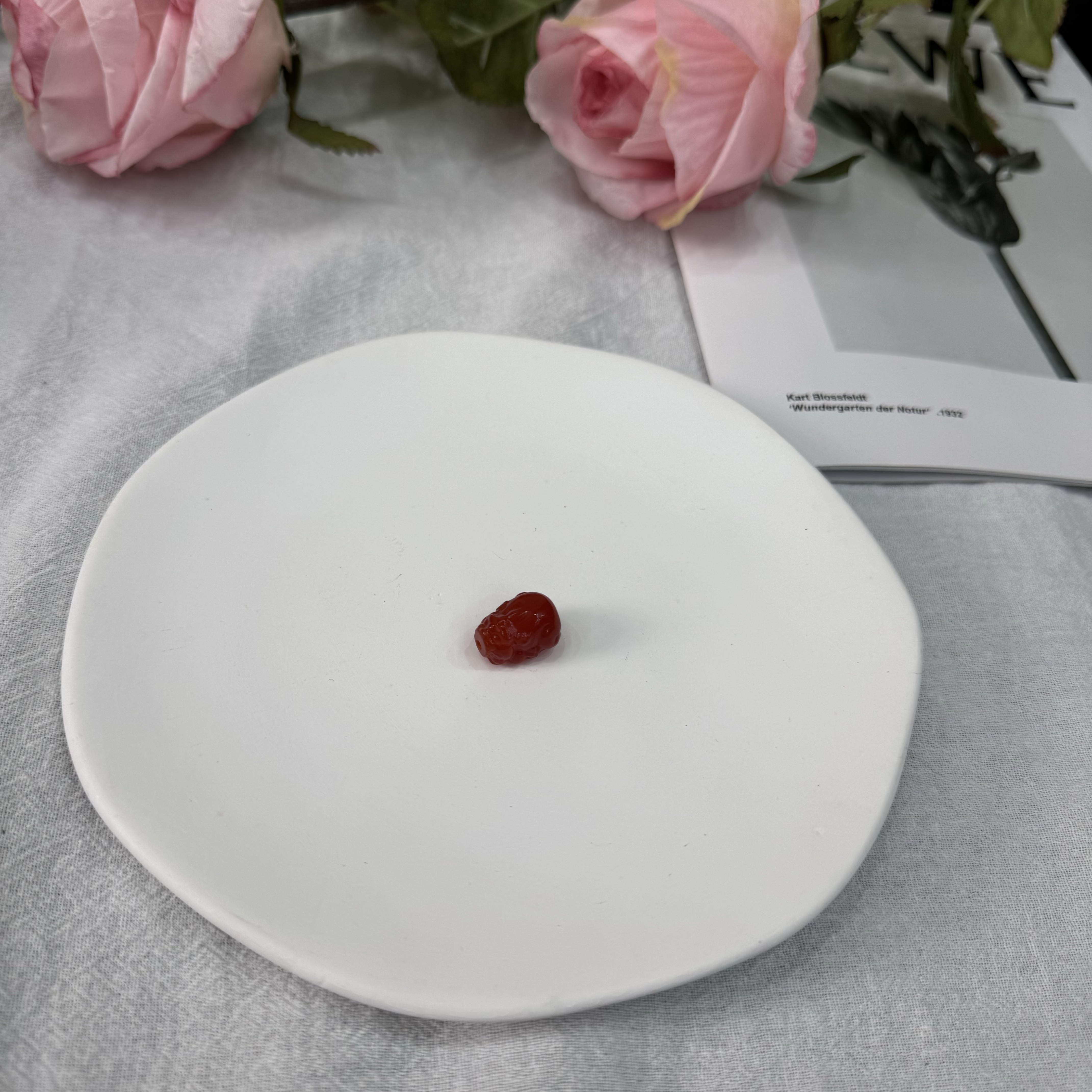 高定珠宝红翡貔貅单珠RX1163S818