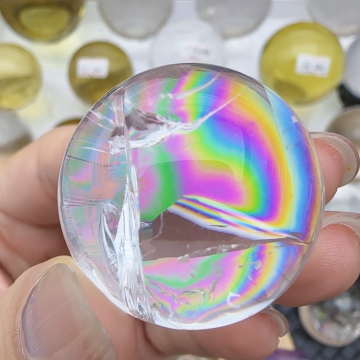 未镶嵌珠宝半成品水晶3.1公分S6