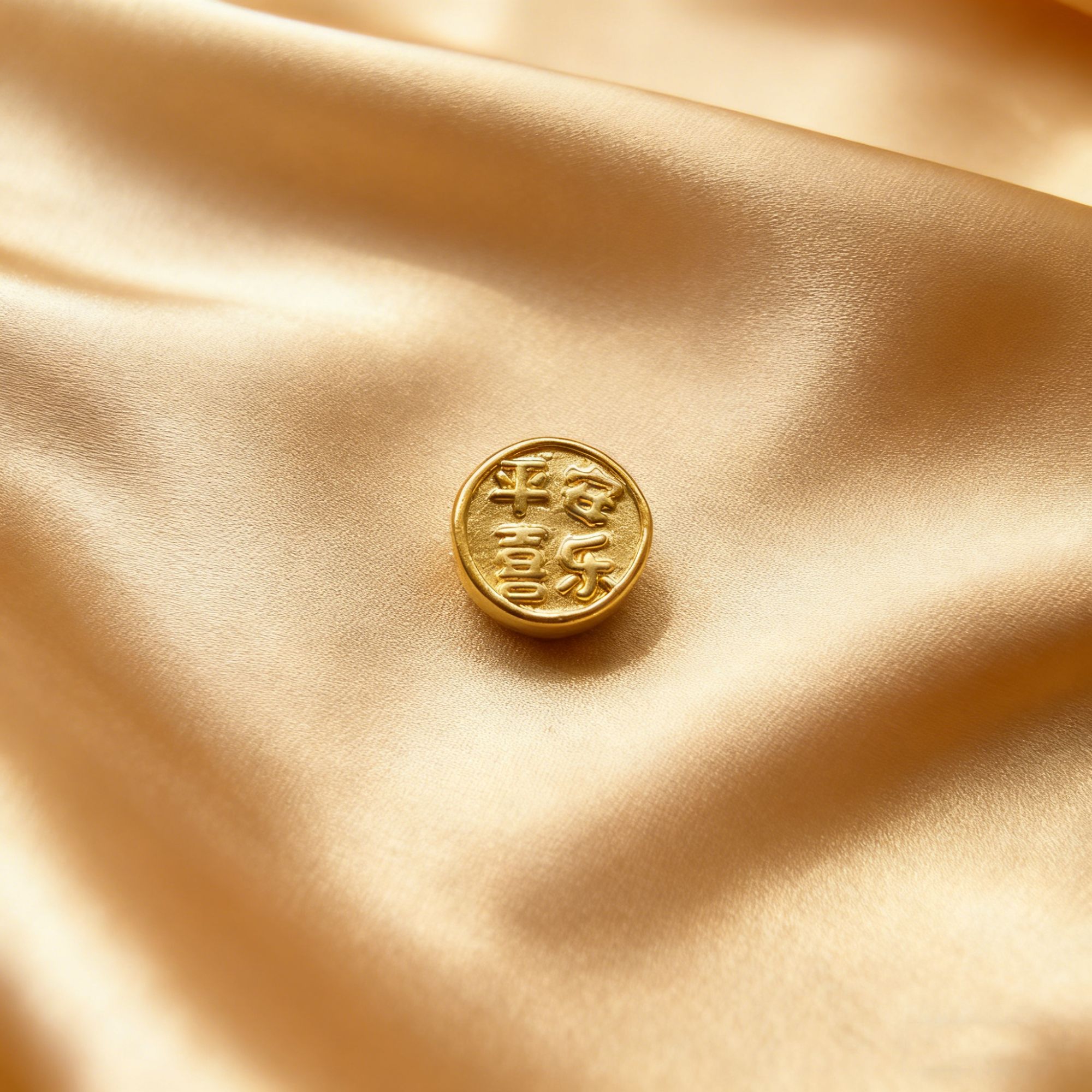 【黄金】足金999平安喜乐珠素金CY58