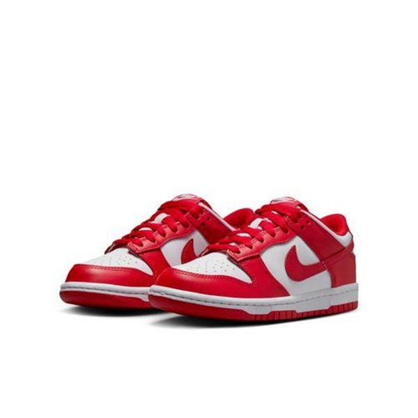NIKE/耐克官方正品白红DUNK (GS)女新年红运动板鞋FB9109-119