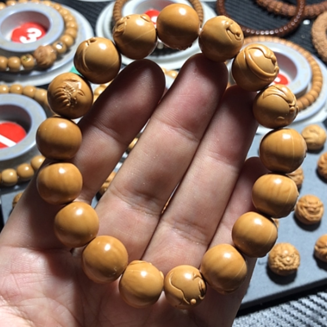 【闪购商品】猴头核桃手串无相佛