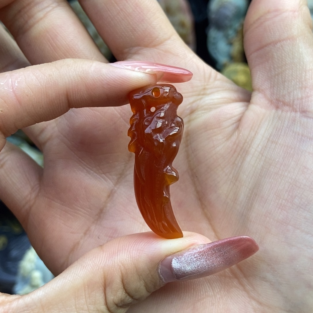 玛瑙/玉髓挂件未镶嵌